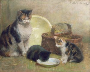 Katze und Kätzchen, 1889